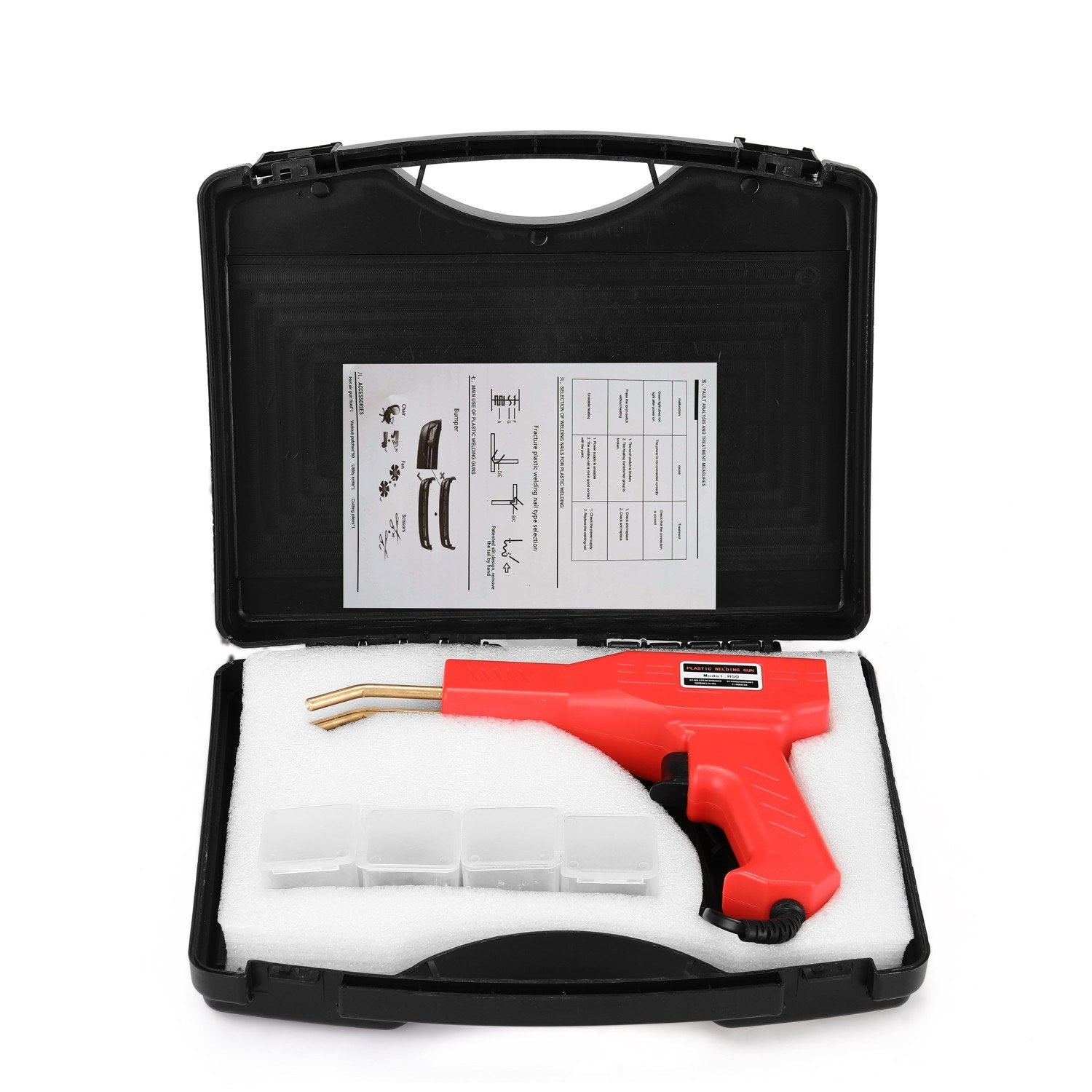 Handy Plastics Welders Garage Tools Hot Staplers Machine Staple PVC Repairing