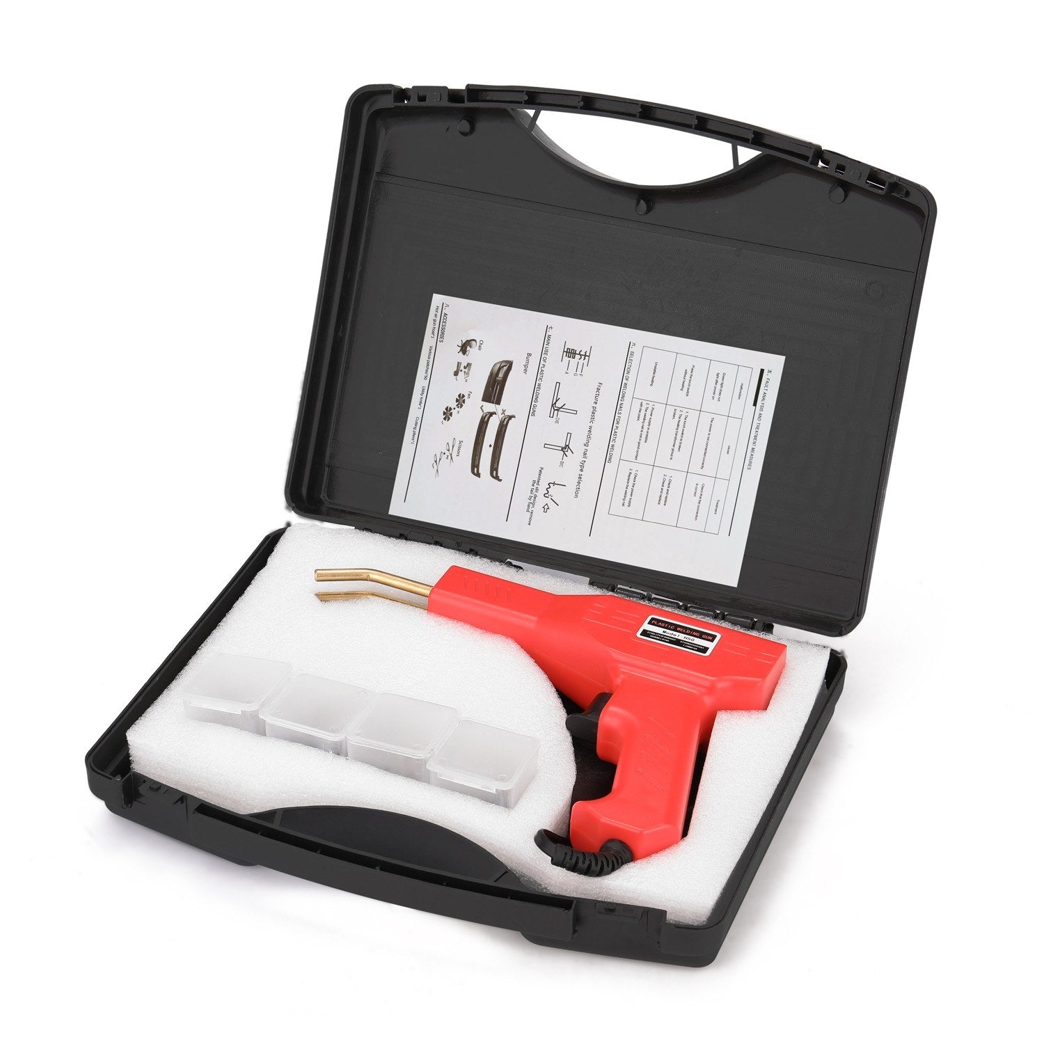 Handy Plastics Welders Garage Tools Hot Staplers Machine Staple PVC Repairing