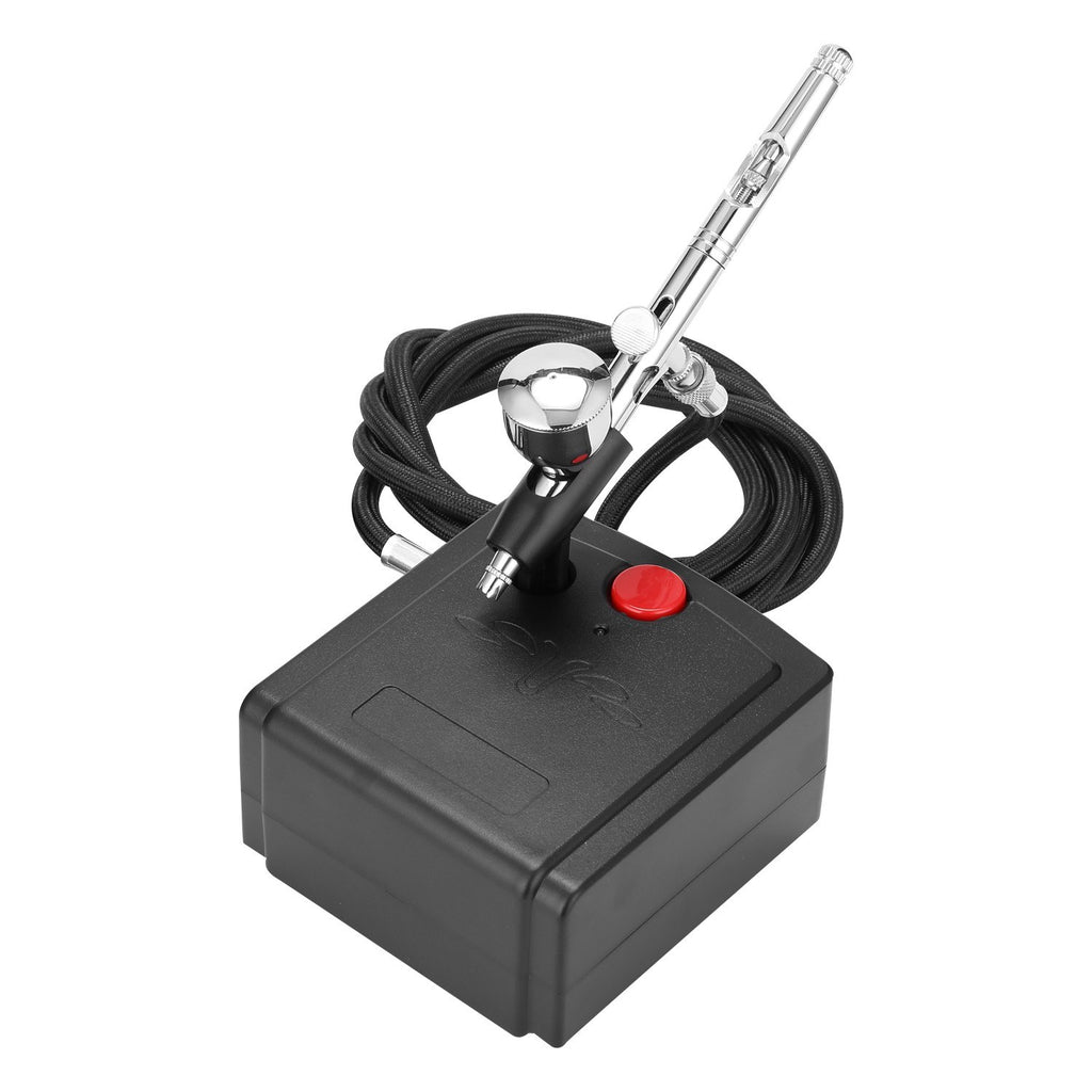 Airbrush Set for Model Making Art Painting with Air Compressor+Power Adapter+Airbrush+Airbrush Holder