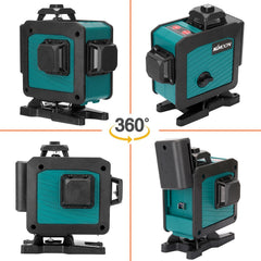 Multifunctional 4D 16 Lines Laser Level Tool Vertical Horizontal with Self-leveling Function