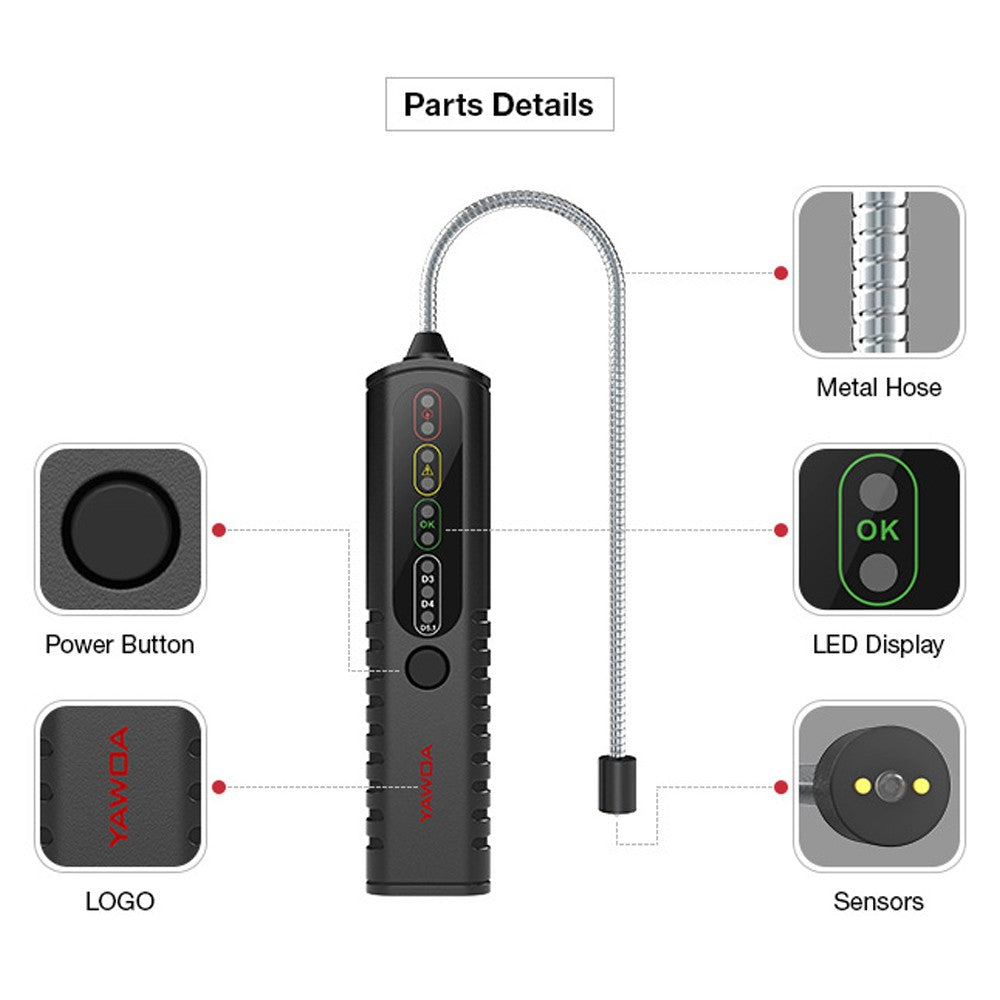Automobile Brake Oil Detector Testing Pen Water Fluid Tester Universal LED Indicator Tool