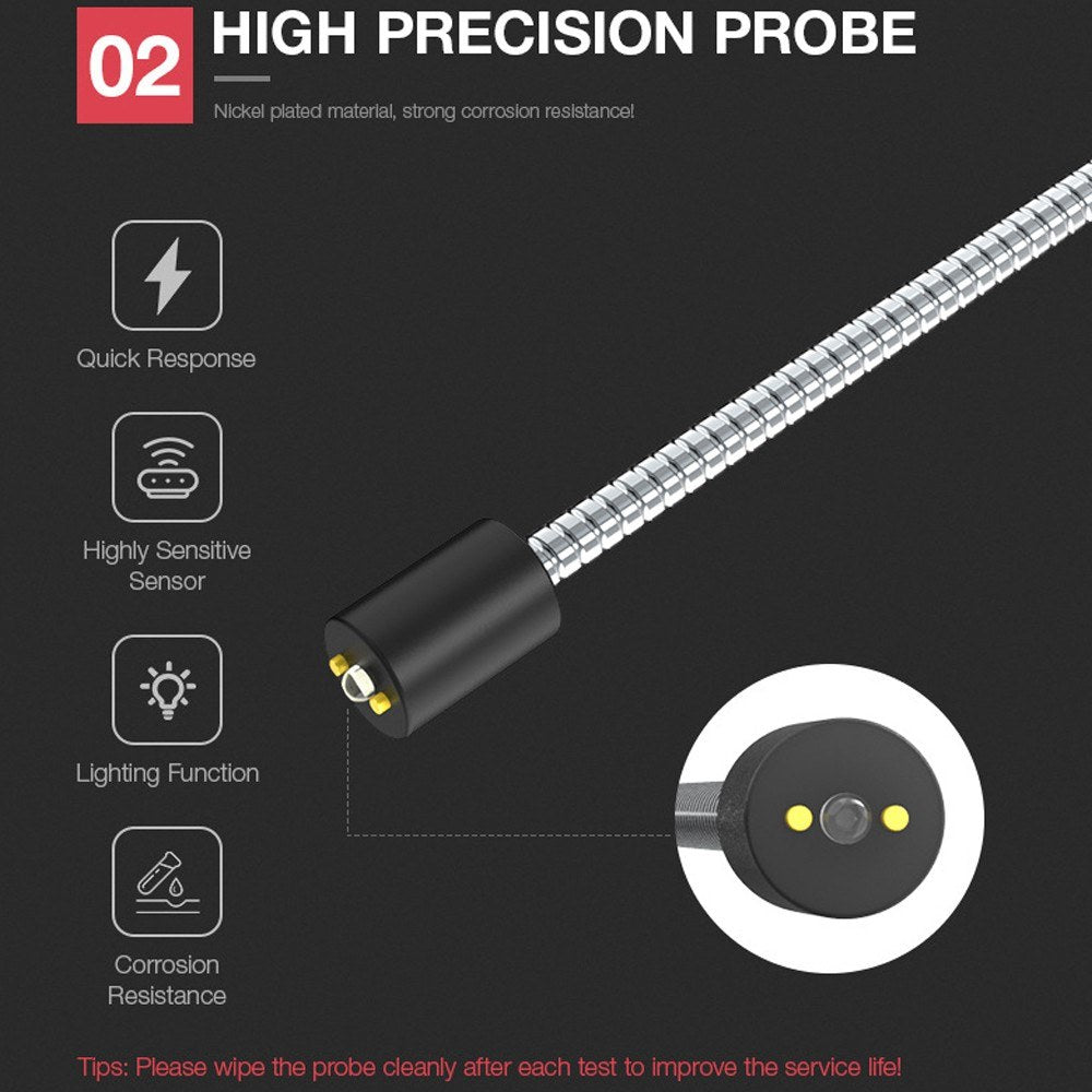 Automobile Brake Oil Detector Testing Pen Water Fluid Tester Universal LED Indicator Tool