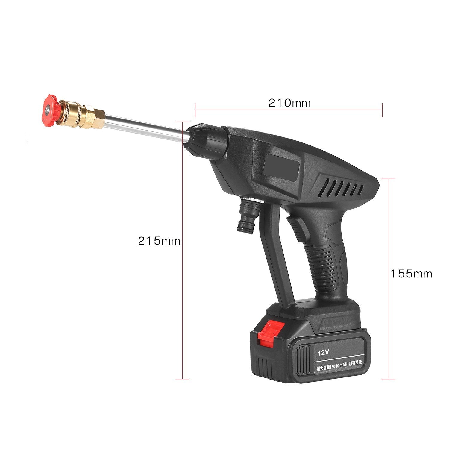Portable High Pressure Washer Machine With Foam Generator Nozzle