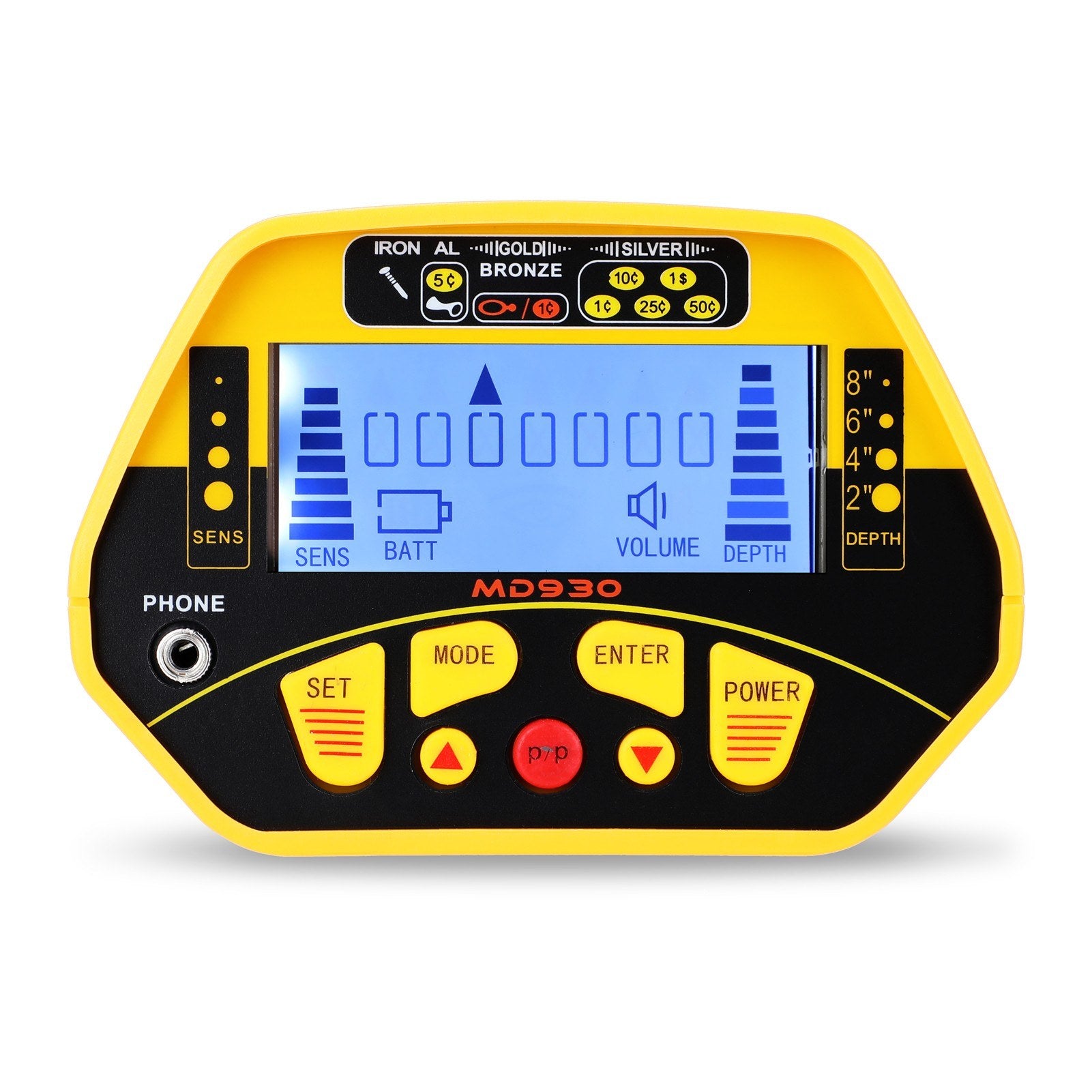 LCD Display Screen Handheld Metal Detector Accuracy Treasure Underground Finder for Adults and Kids