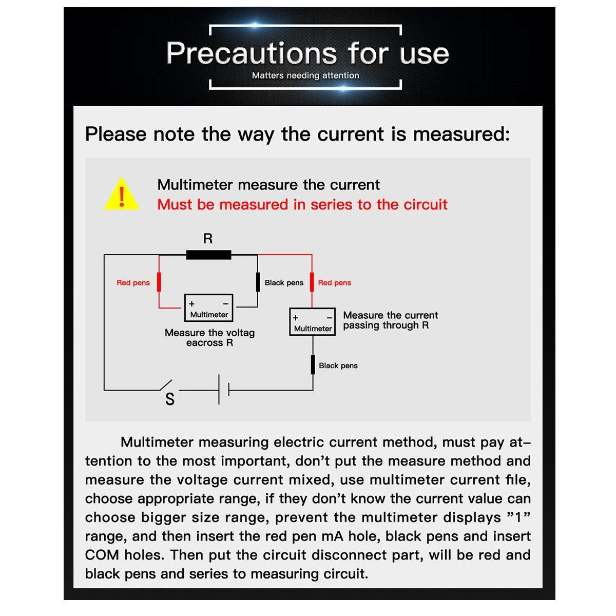 True RMS Clamp Meter with App Remote Control Autoranging Diode Hertz Temperature Tester