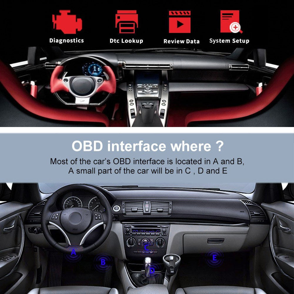 BT Automotive Scanner Car On-Board Diagnostic Multifunctional Tool