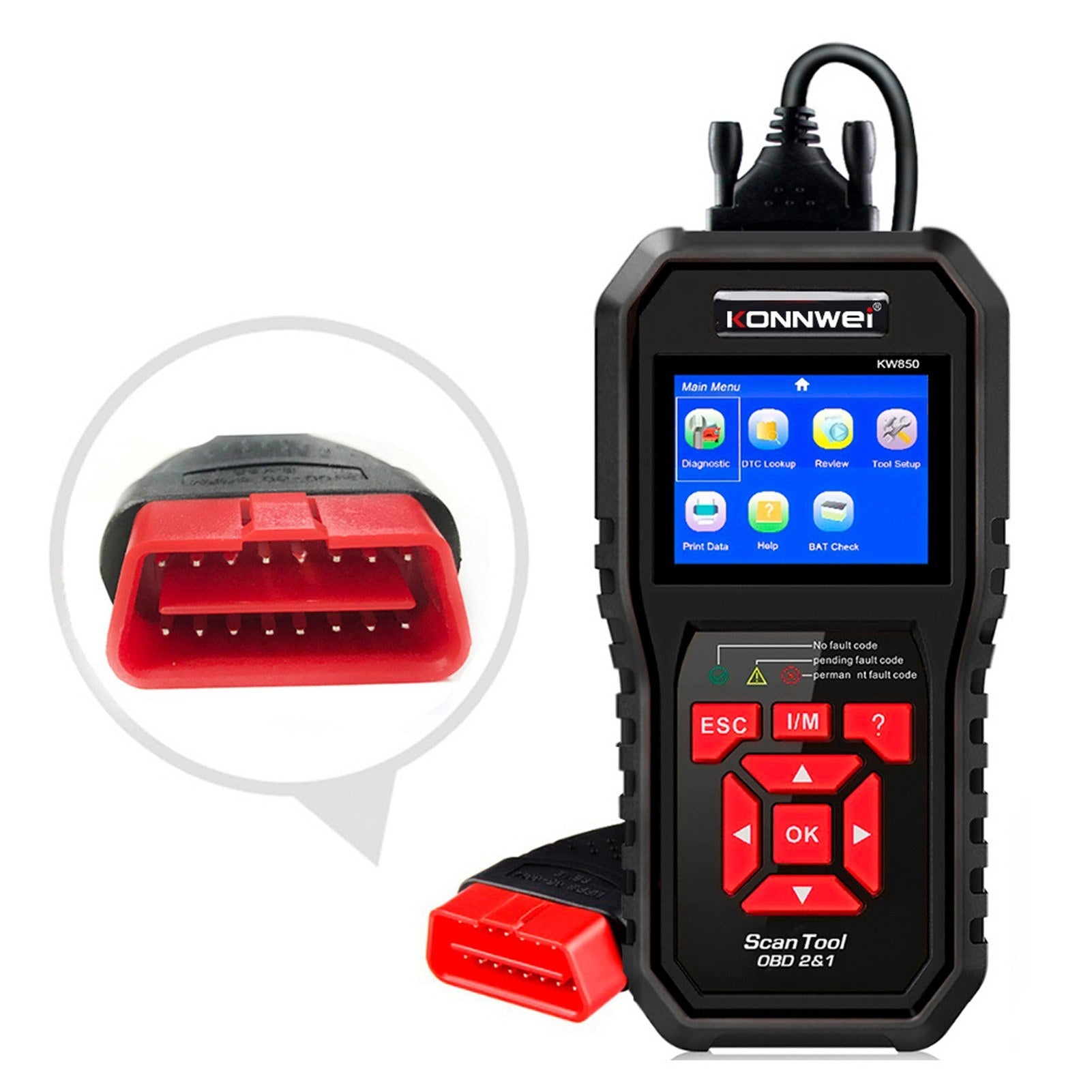 Multifunctional Auto Diagnostic Scanner Tools Car Tool Check Engine Automotive On-Board Machine