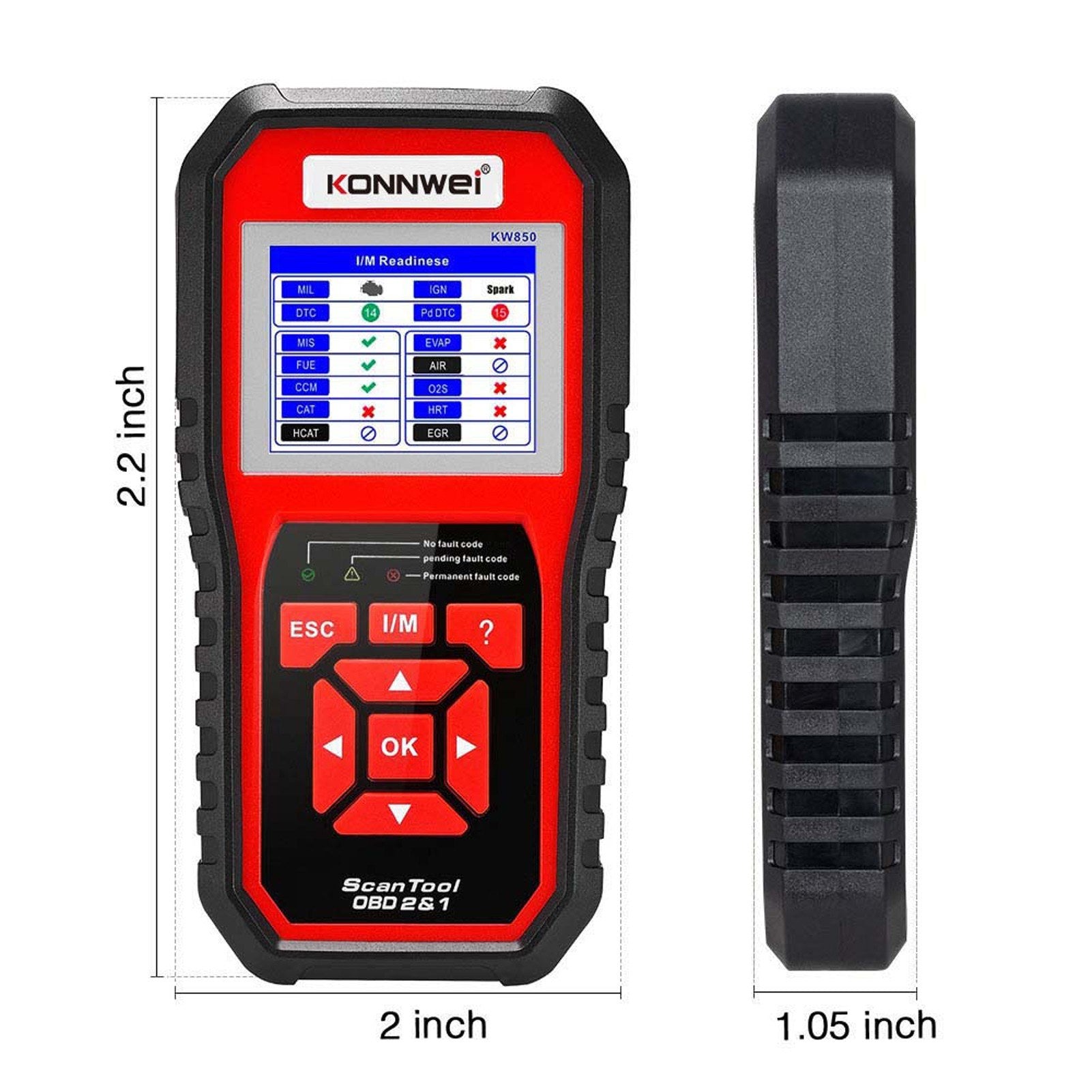 Multifunctional Auto Diagnostic Scanner Tools Car Tool Check Engine Automotive On-Board Machine