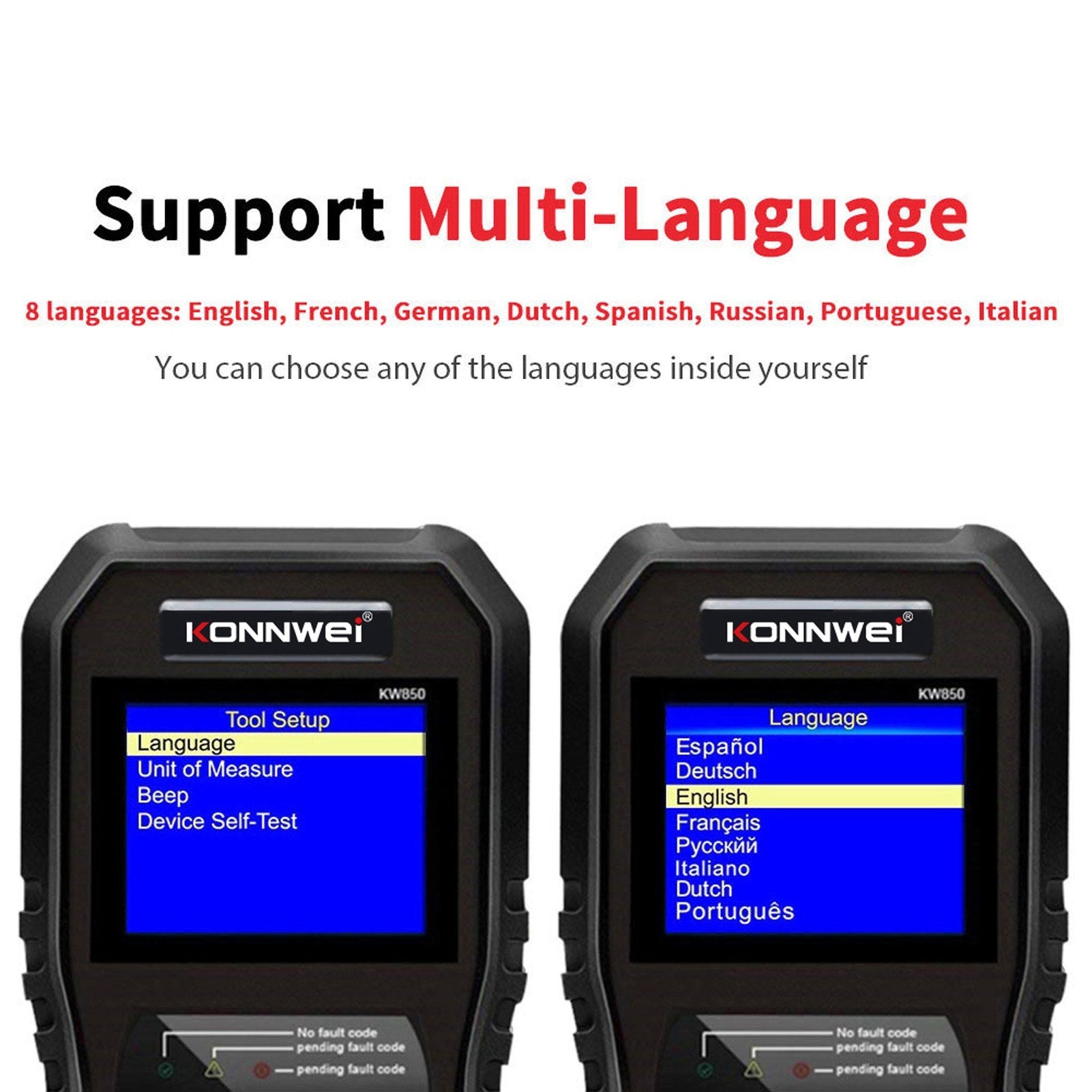 Multifunctional Auto Diagnostic Scanner Tools Car Tool Check Engine Automotive On-Board Machine