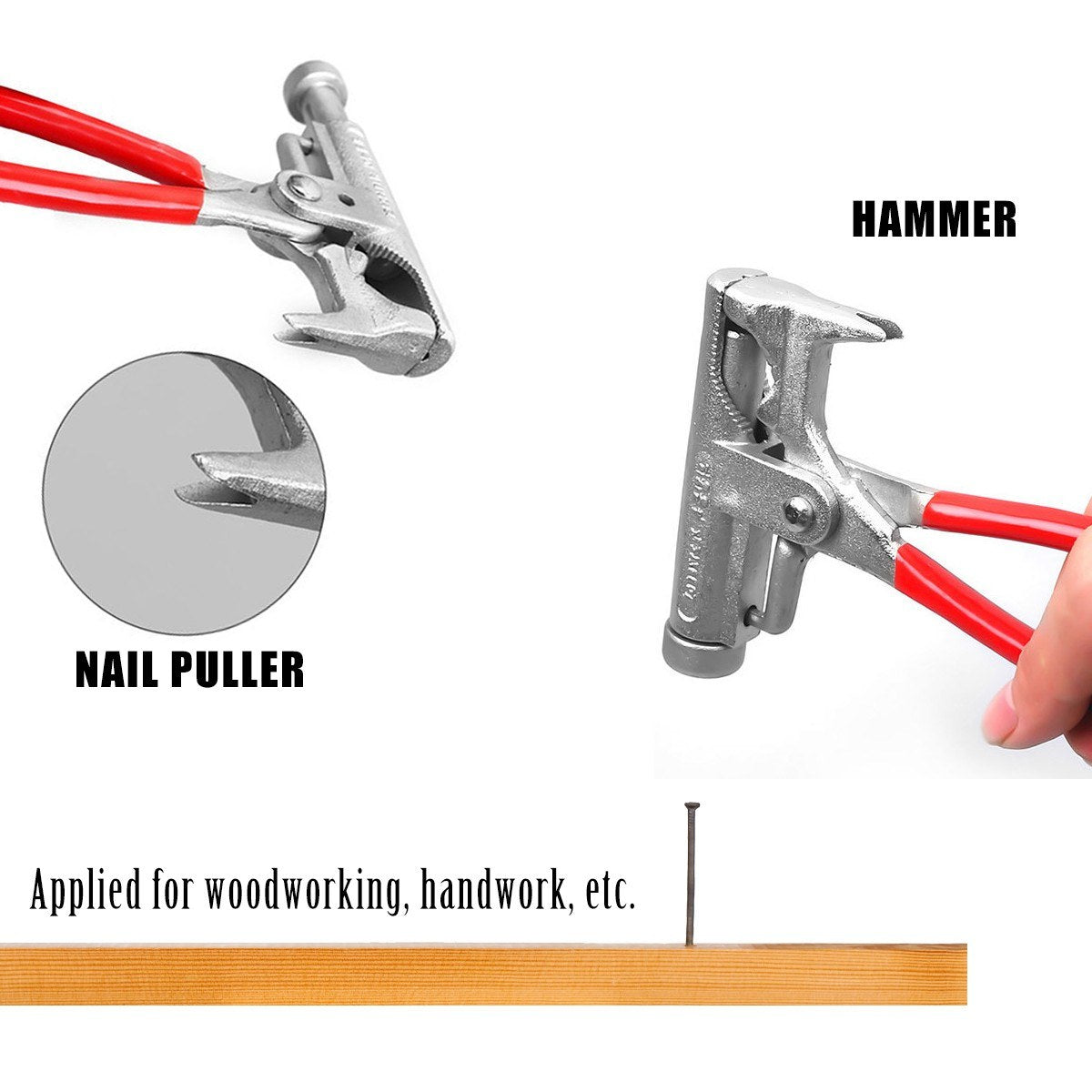 10-in-1 Hammer Pocket Multitool Multifunctional Pliers Multiuse Tool