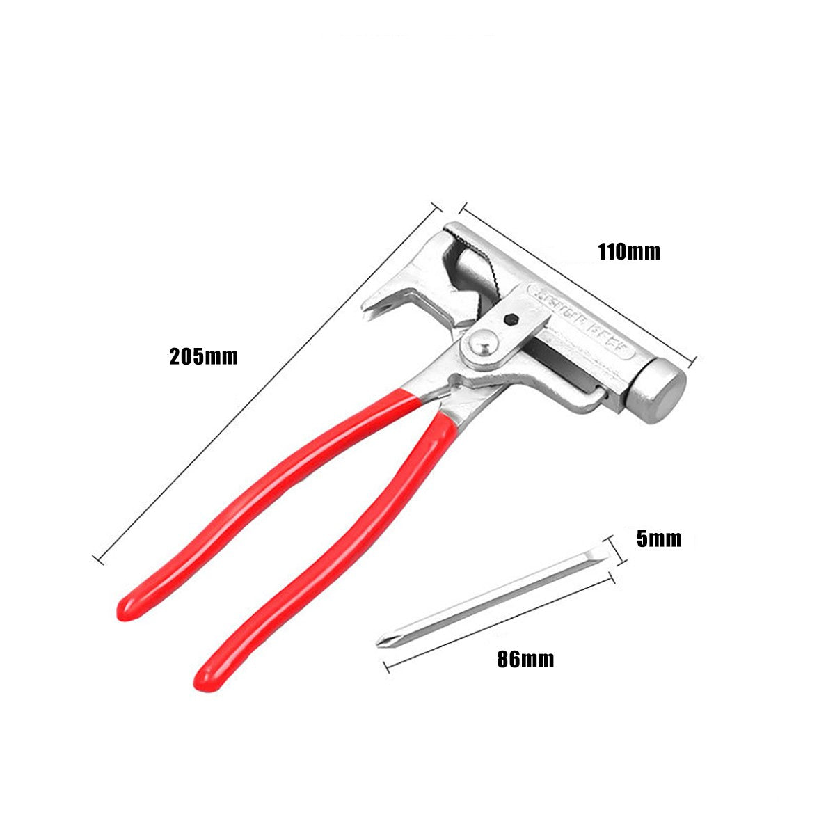 10-in-1 Hammer Pocket Multitool Multifunctional Pliers Multiuse Tool