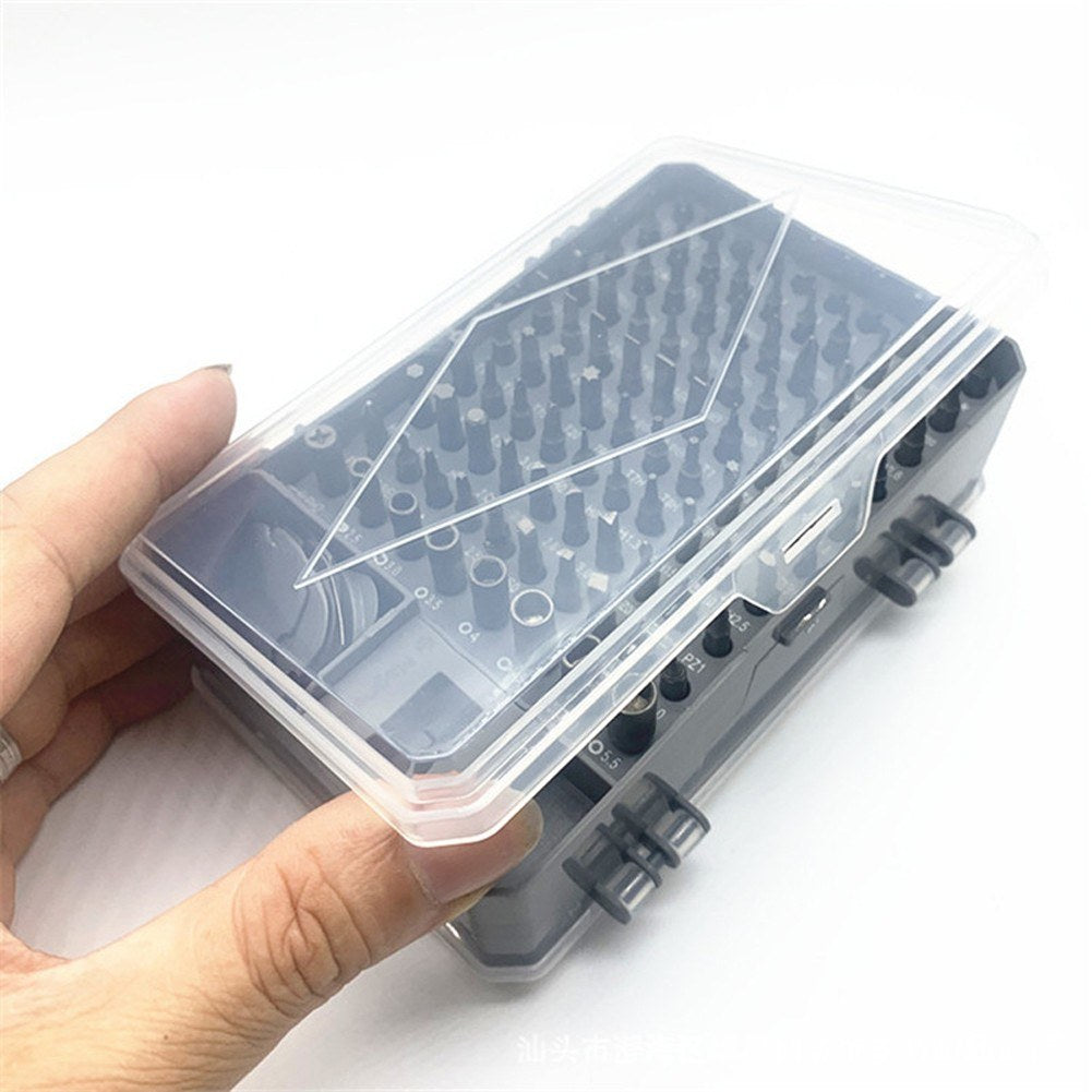 Screwdriver and Bit Set Multiple Screw Driver Bits Manual Repairing Tool for Phone Electronic Device 115pcs