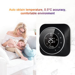 Programmable Thermostat 5+1+1 Six Periods Touchscreen LCD with Water Heating Thermoregulator