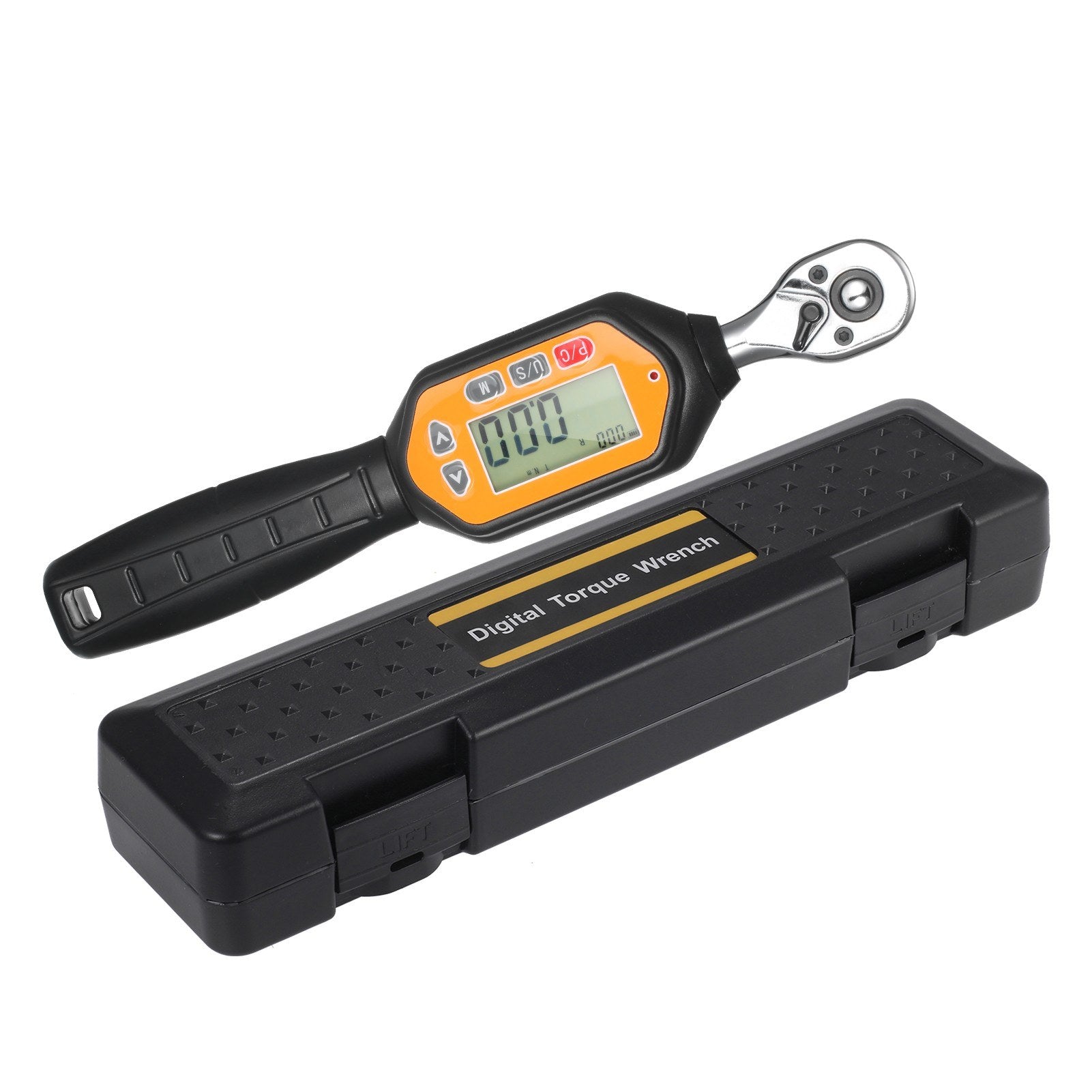 Preset Torque Wrench 10Nm Adjustable 1.6-inch LCD Digital Display for Bicycle Vehicle Maintenance