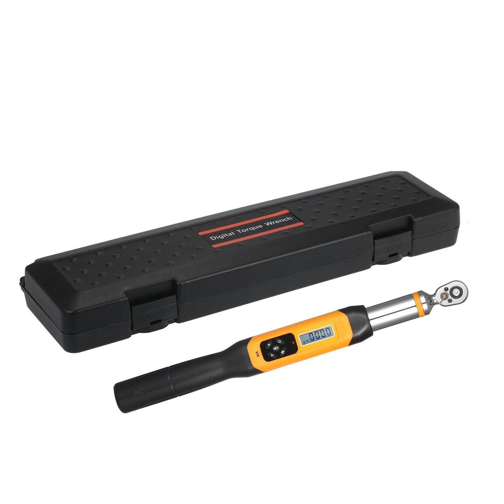 Preset Torque Wrench 10Nm Adjustable 1.4-inch LCD Digital Display 100 Groups Data Storage Peak & Real Time