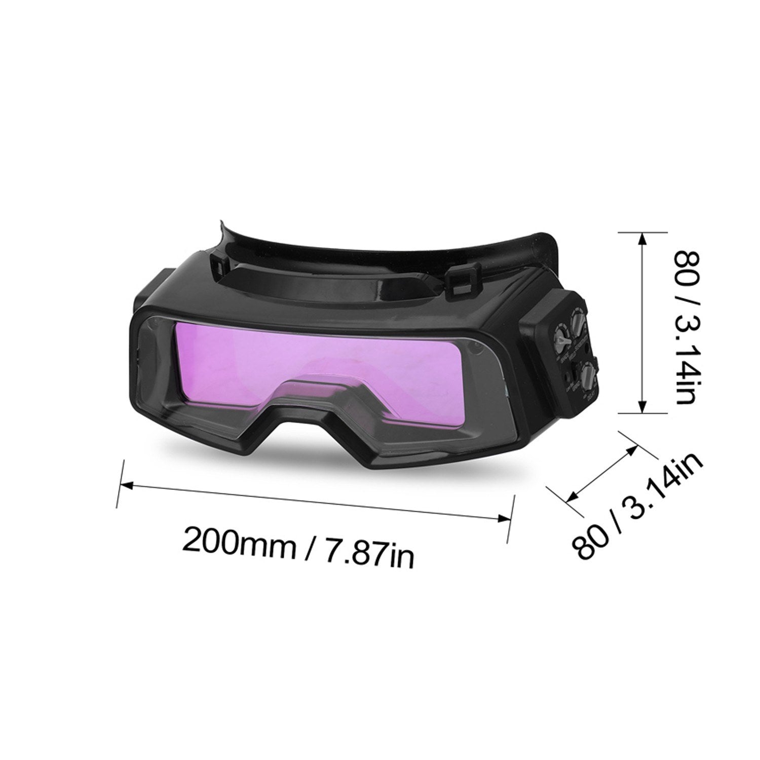 Auto Darkening Welding Goggles for TIG MIG MMA Professional Weld Glasses Multifunction Utility Tool