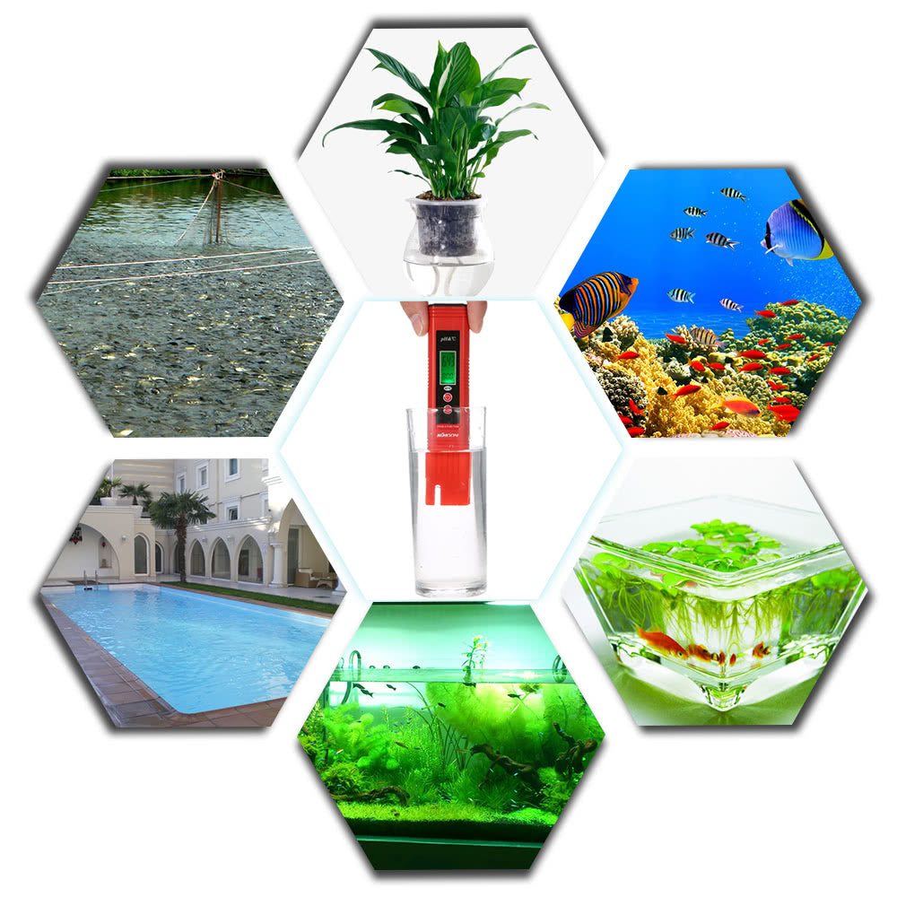 Professional & Power-saving pH-007 Pen-Type pH Meter High Precision with Automatic Temperature Compensation