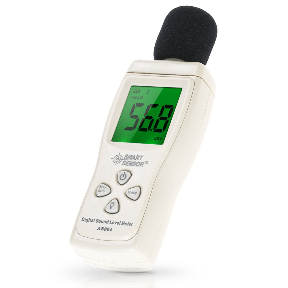 Mini Digital Sound Level Meter LCD Display Noise Measuring Instrument Decibel Tester 30-130dBA