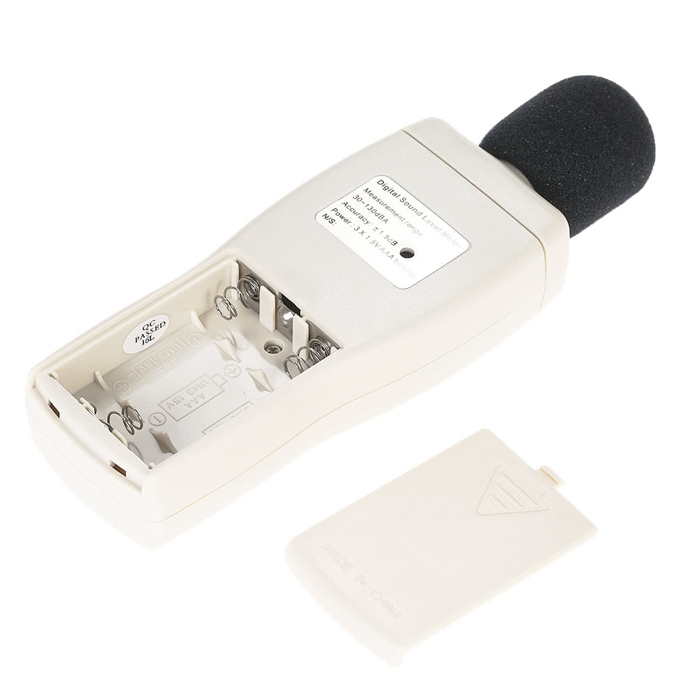 Mini Digital Sound Level Meter LCD Display Noise Measuring Instrument Decibel Tester 30-130dBA