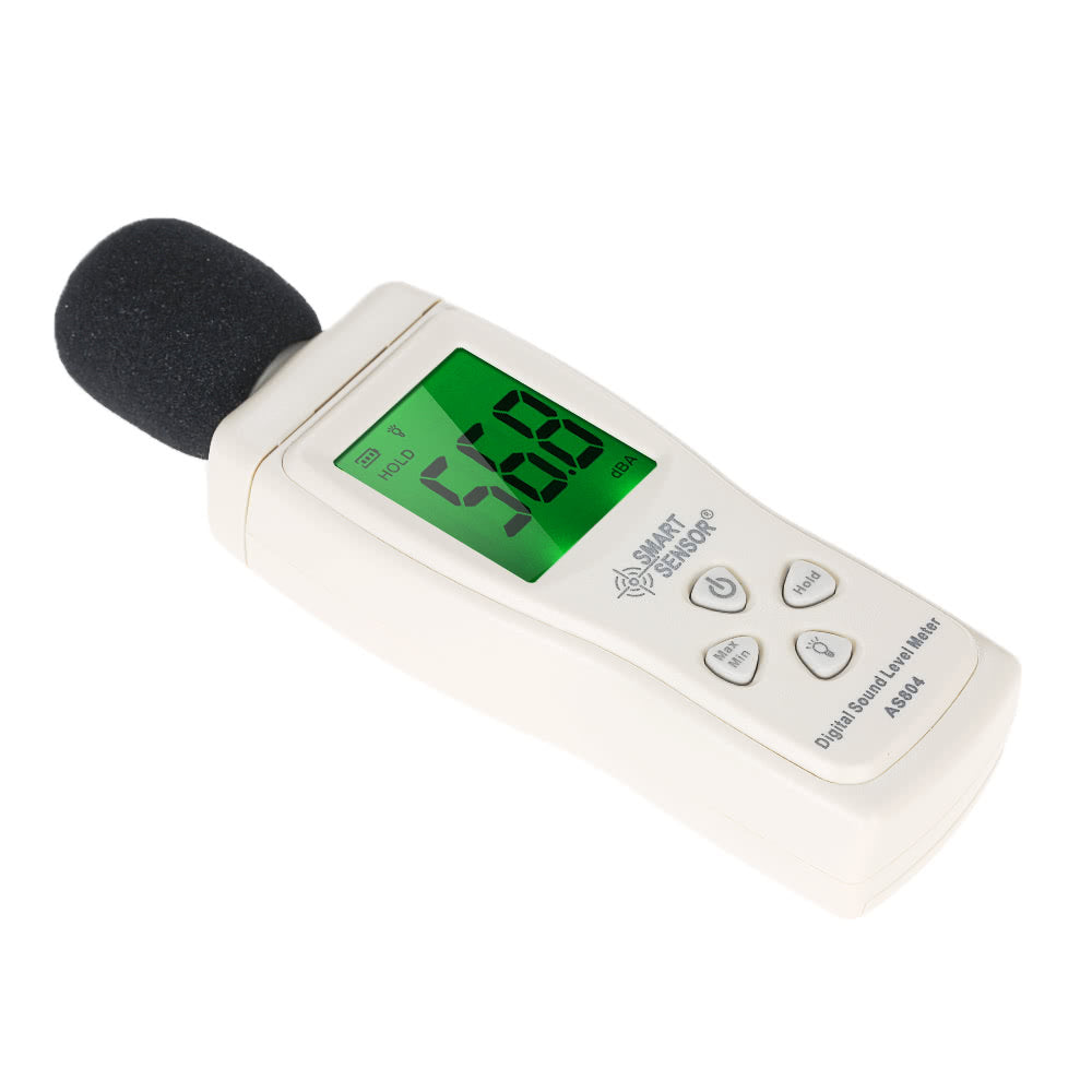 Mini Digital Sound Level Meter LCD Display Noise Measuring Instrument Decibel Tester 30-130dBA