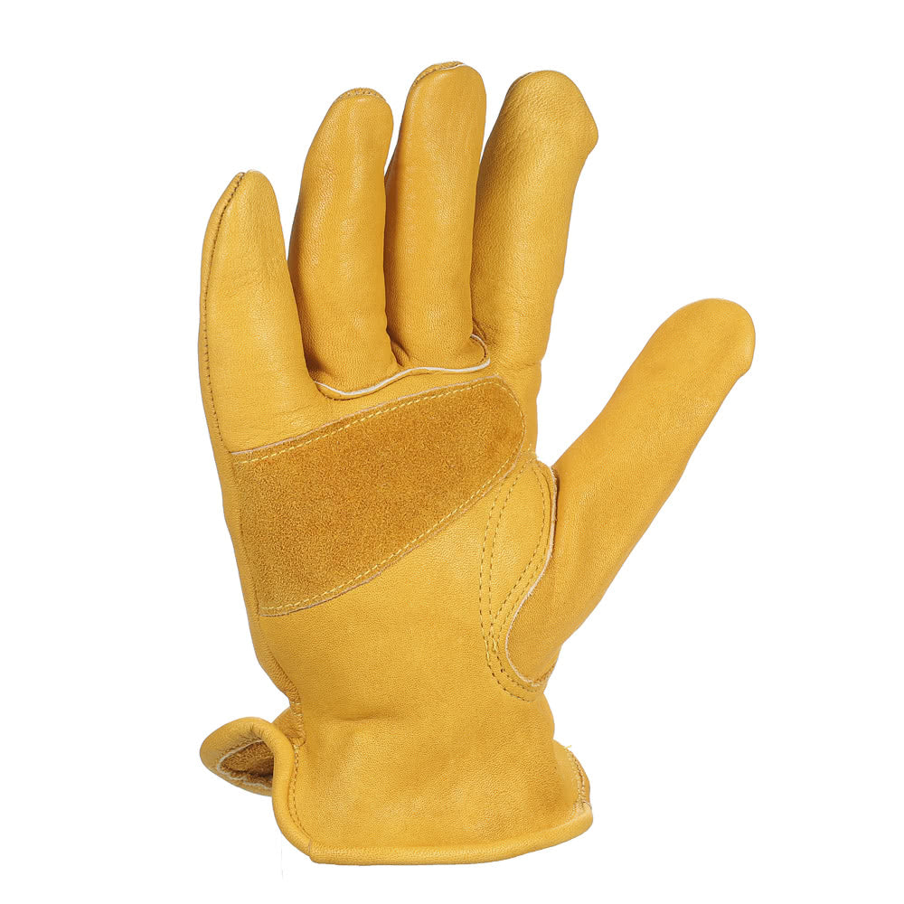 Men's Work Cowhide Gloves Gardening Digging Planting Pruning Protective Non-Slip Protection Wear