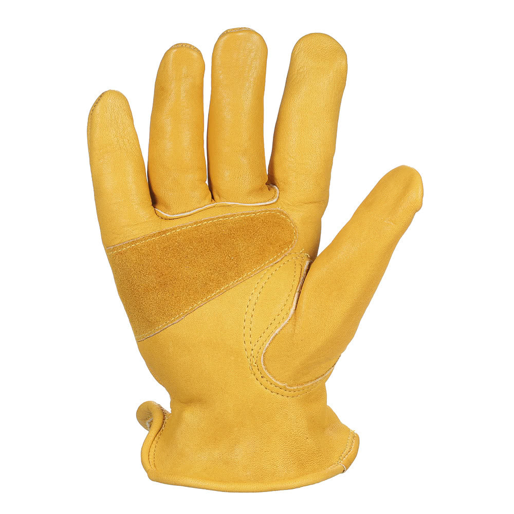 Men's Work Cowhide Gloves Gardening Digging Planting Pruning Protective Non-Slip Protection Wear