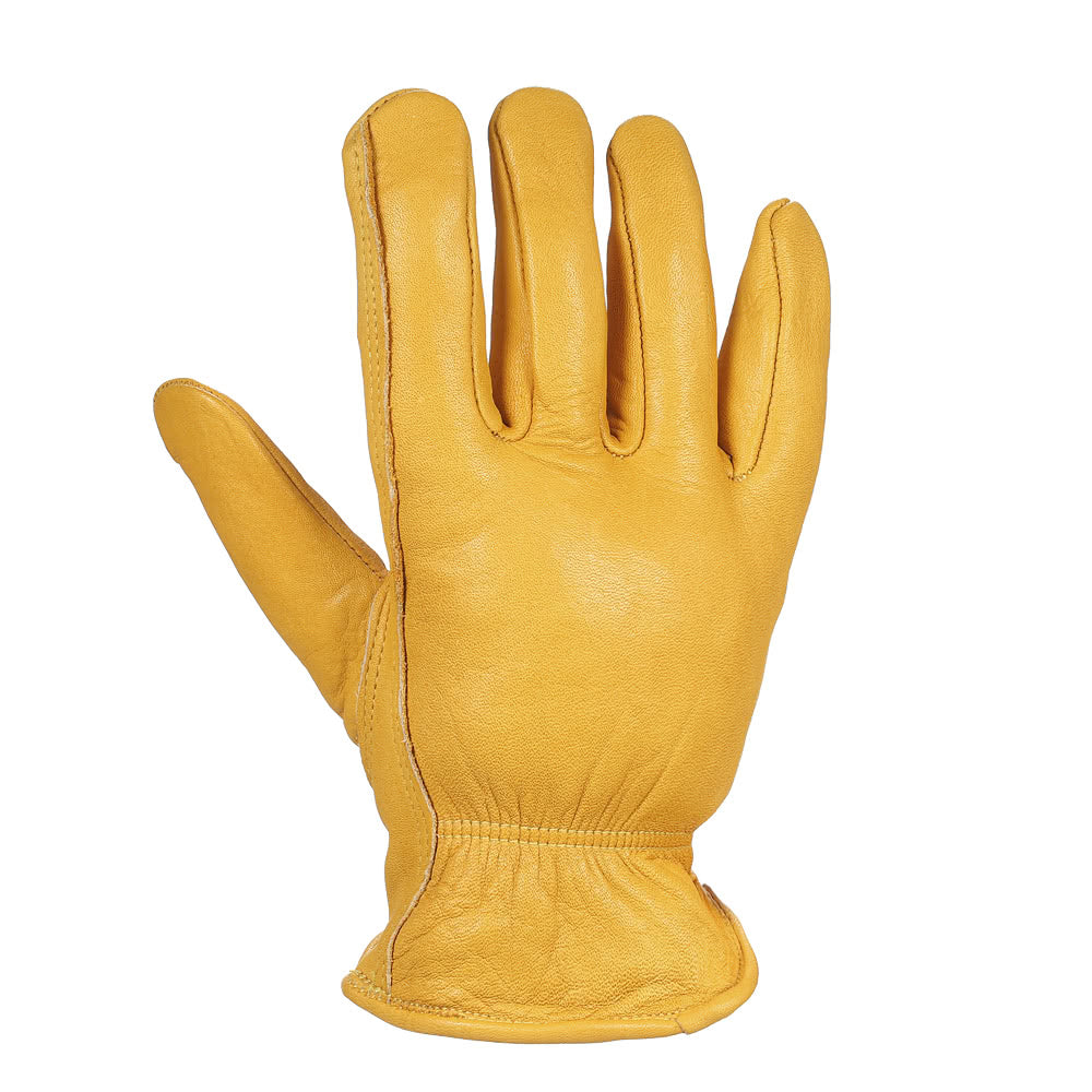 Men's Work Cowhide Gloves Gardening Digging Planting Pruning Protective Non-Slip Protection Wear