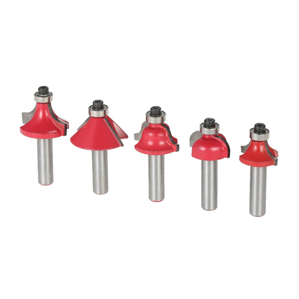 Milling Cutter Router Bit Set 8mm for Floor Handmade Engraving Cutting 15PCS