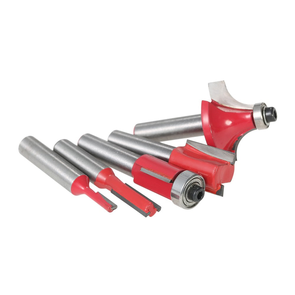 Milling Cutter Router Bit Set 8mm for Floor Handmade Engraving Cutting 15PCS