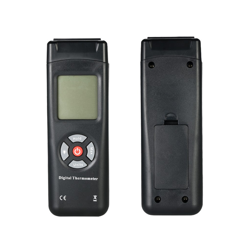 4-Channel K-Type Digital LCD Thermometer Thermocouple Sensor -50~1350°C/-58~2462°F Data Hold Function