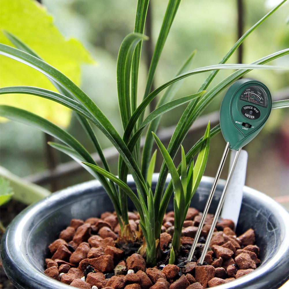 3-in-1 Multifunctional Soil Tester Moisture Meter PH Sunlight Intensity