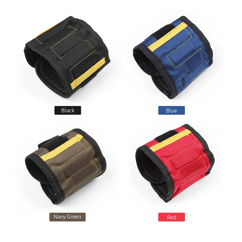Multi-functional Magnetic Wristband Small Parts Adsorption Tools Nails Drill Bits Holder Repair
