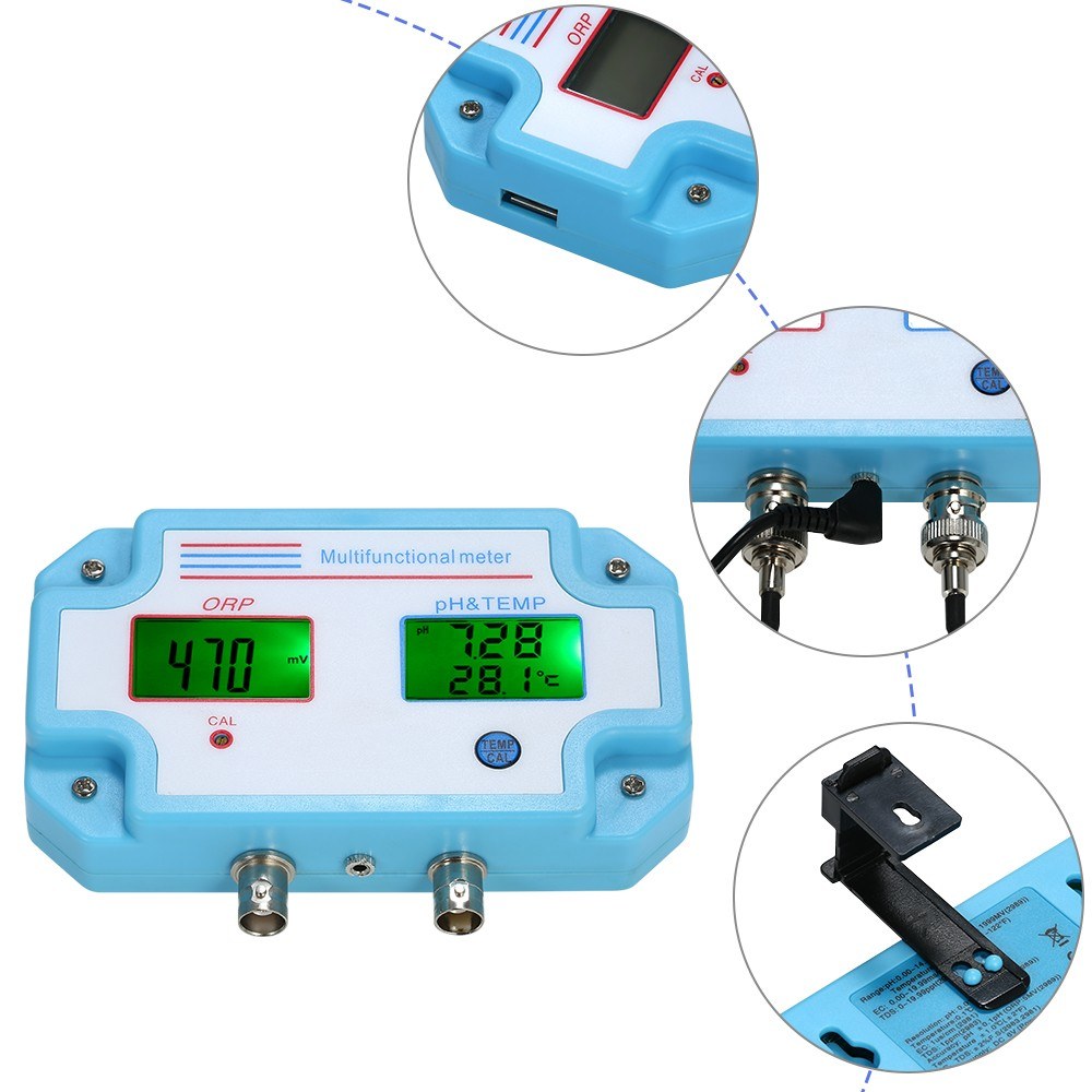 3 in 1 pH/ORP/TEMP Meter Water Detector
