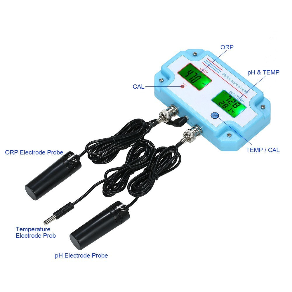 3 in 1 pH/ORP/TEMP Meter Water Detector