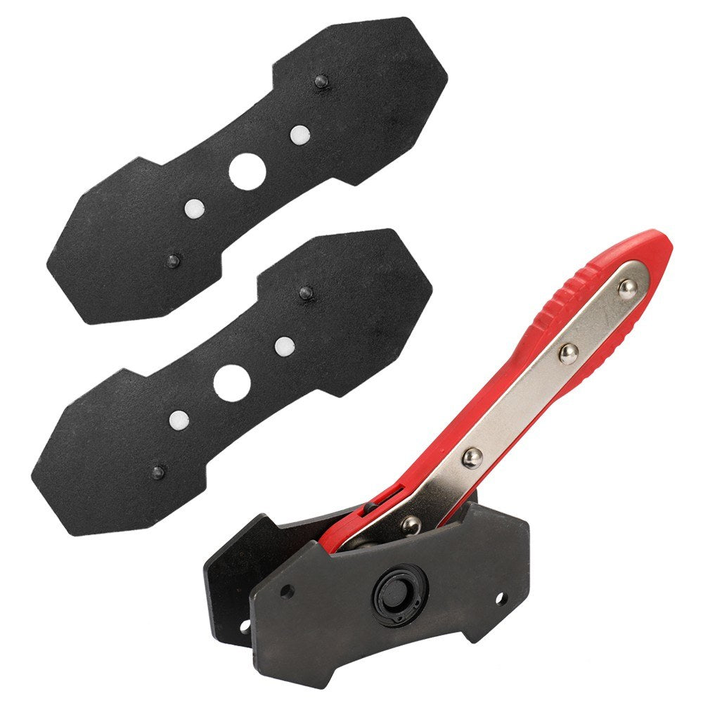 Ratcheting Brake Caliper Piston Spreader Press Tool With 2 Plate Car Accessories Twin Quad Separator Pad