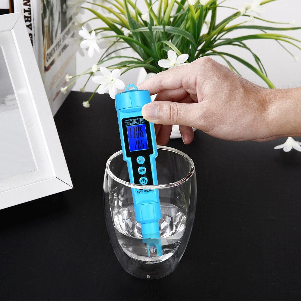 3 in 1 pH/ORP/TEMP Meter Water Detector Multi-function Quality Monitor Tester