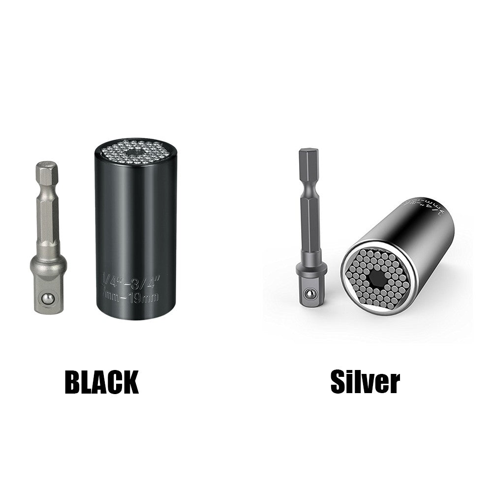 7mm-19mm Multi-functional Universal Socket Metric Wrench Power Drill Adapter Set Professional Repair Tools