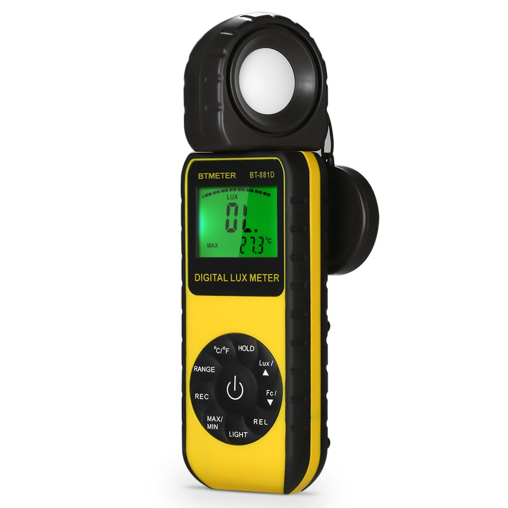 Digital Lux Meter Handheld Luxmeter Lux/FC Luminometer Photometer Measure Tester