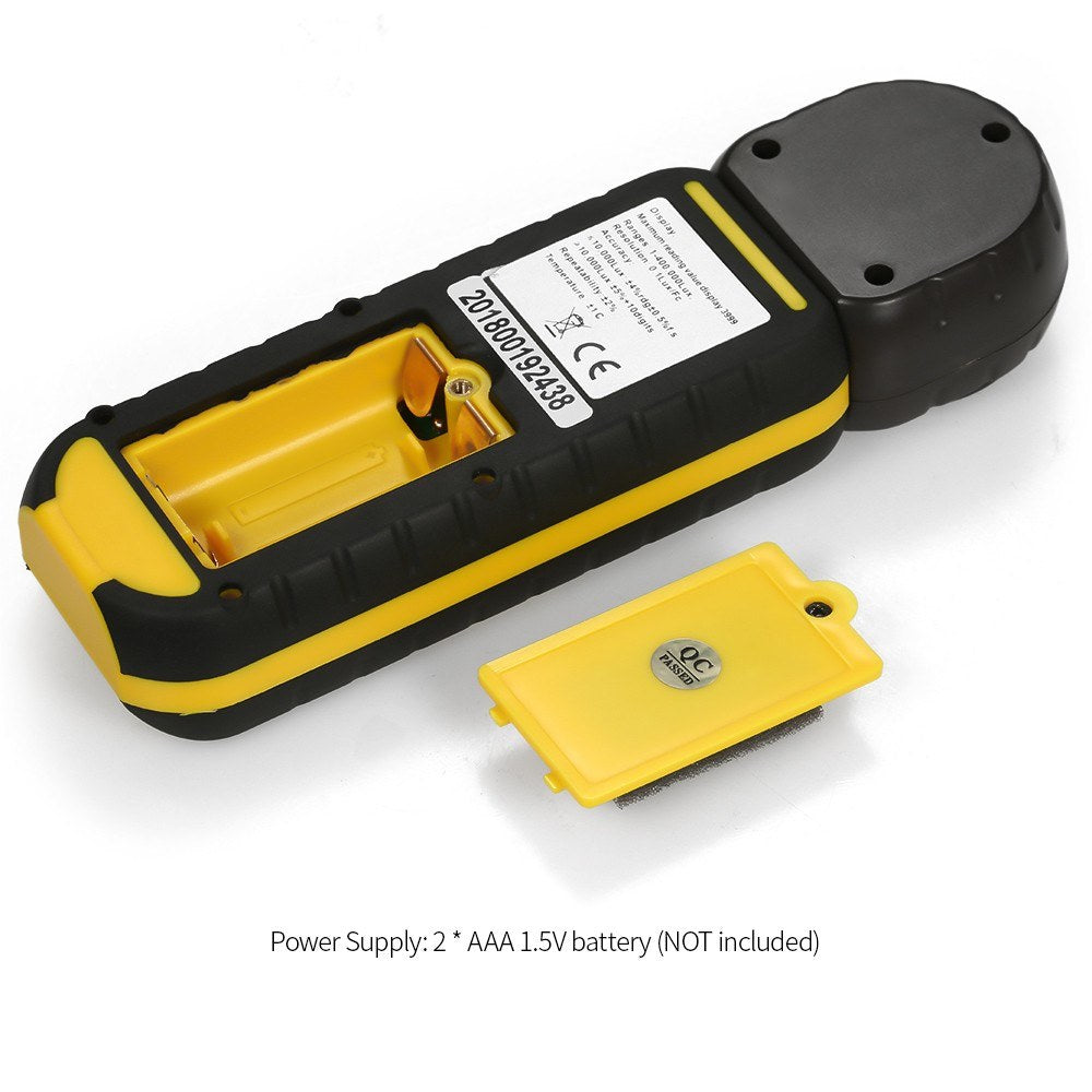 Digital Lux Meter Handheld Luxmeter Lux/FC Luminometer Photometer Measure Tester
