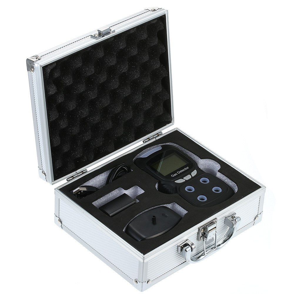 4 in 1 Gas Detector CO Monitor Digital Handheld Toxic Carbon Monoxide Hydrogen Sulfide Tester