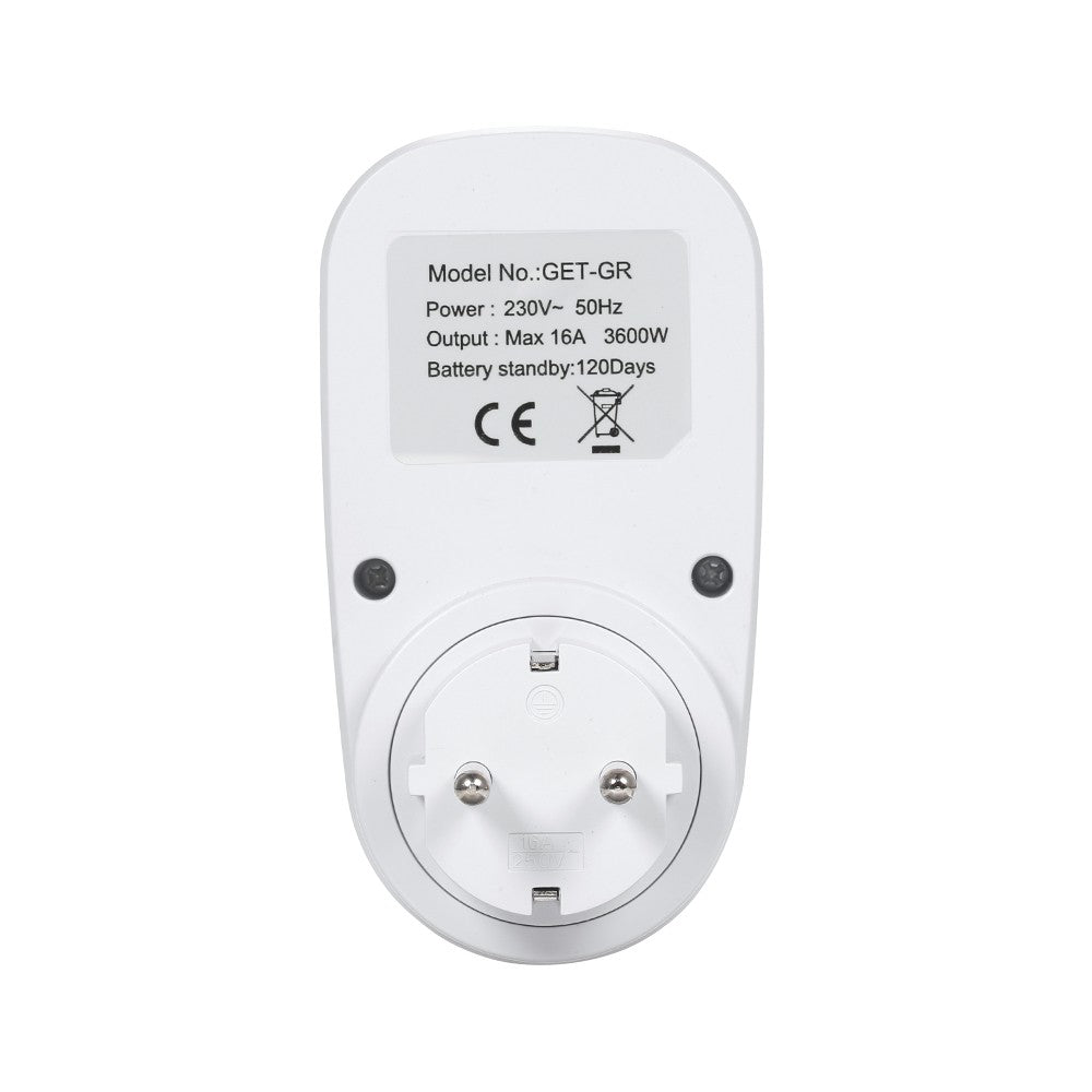 Digital Timer Switch Socket with LCD Display Plug-in Programmable Time Controller Intelligent Electronic Timing