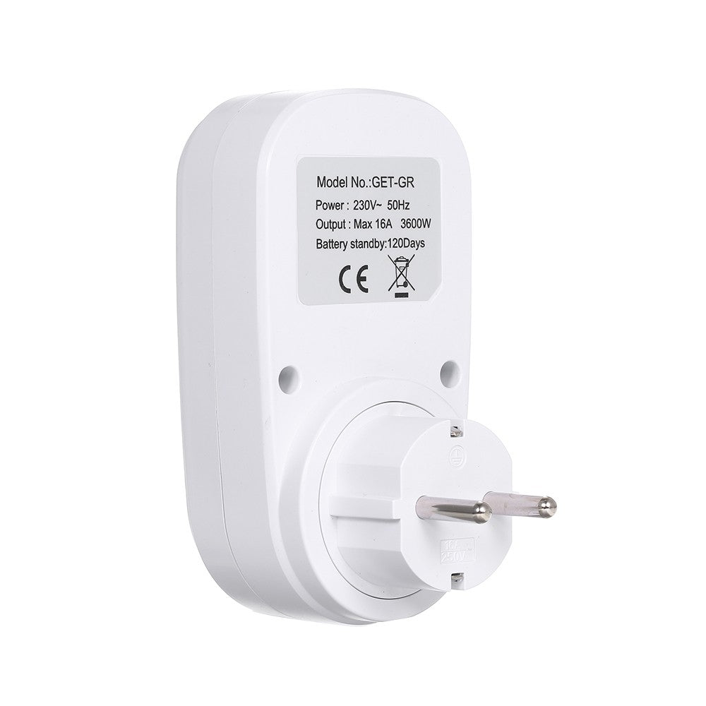Digital Timer Switch Socket with LCD Display Plug-in Programmable Time Controller Intelligent Electronic Timing