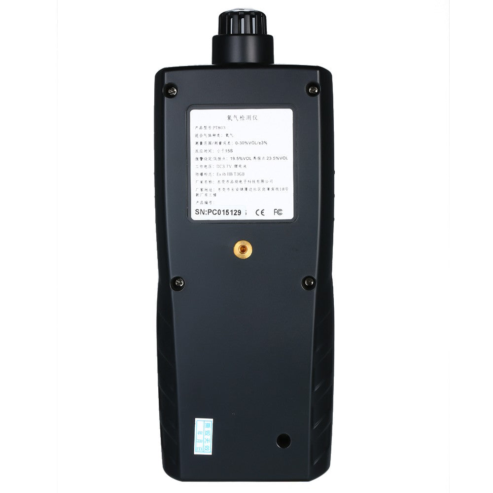 Oxygen Meter Portable Oxygen(O2) Concentration Detector with LCD Display and Sound-light Vibration Alarm