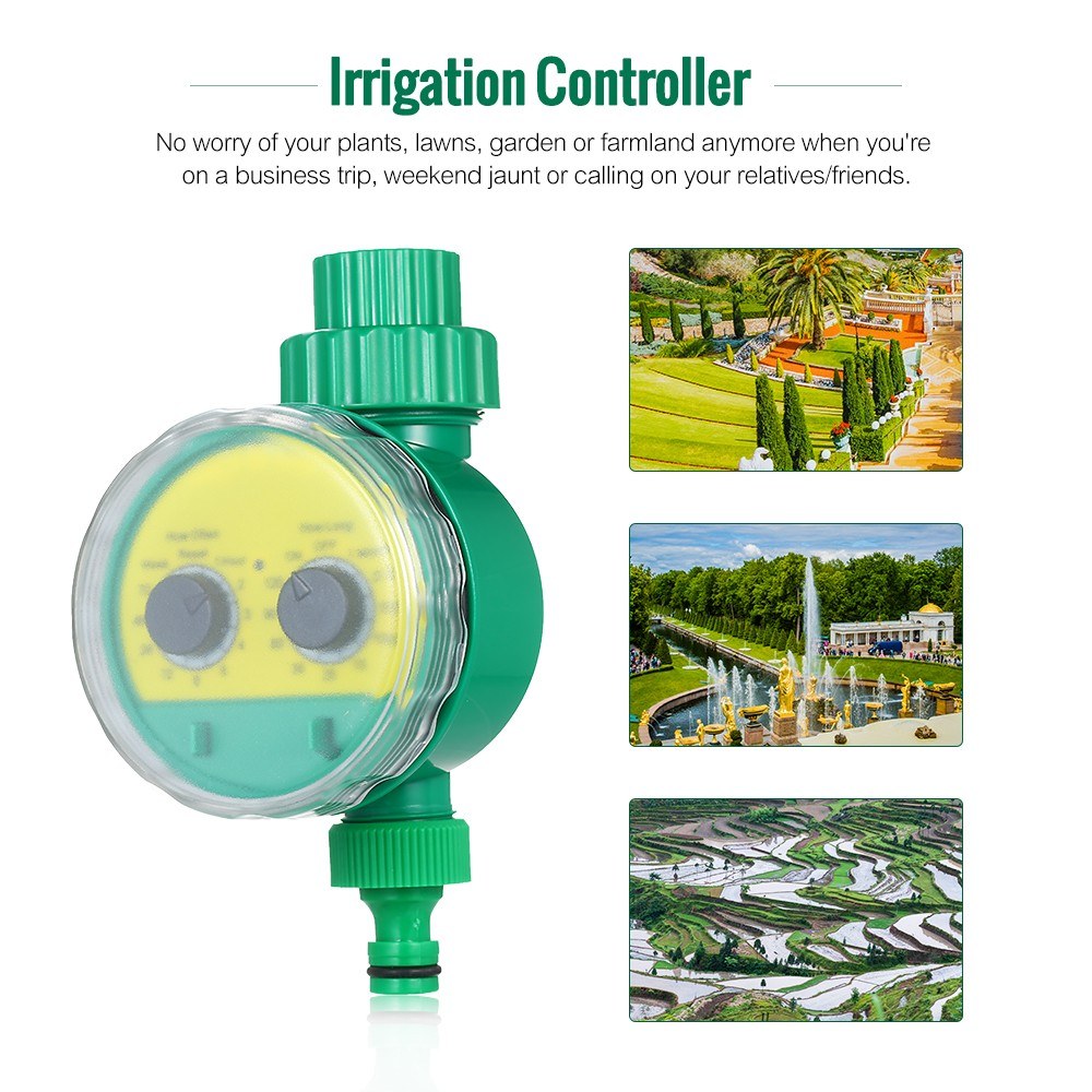 Outdoor Timed Irrigation Controller Automatic Sprinkler Programmable Valve Hose Water Timer Faucet Watering