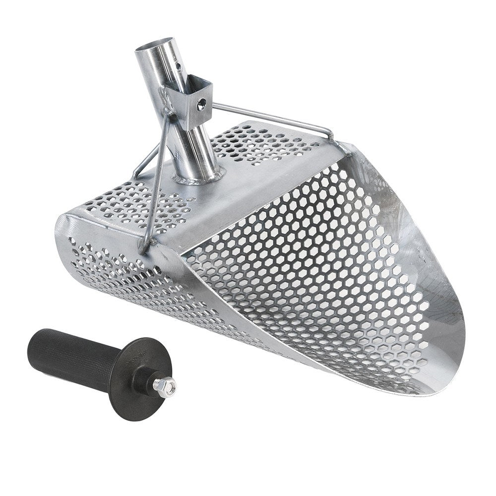 Beach Sand Scoop with handle Metal Detecting Tool Stainless Steel Detector