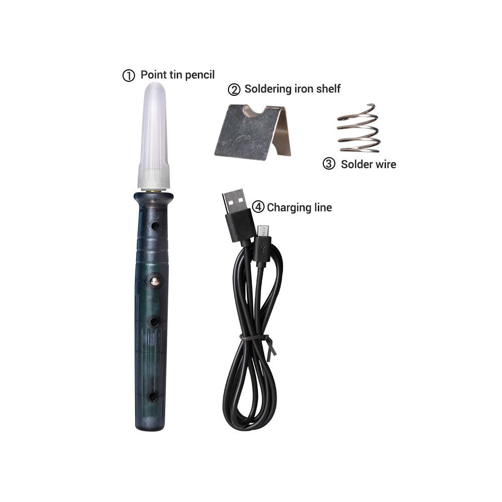 USB Electric Soldering Iron Adjustable Temperature DC 5V 8W Welding Repair Tool