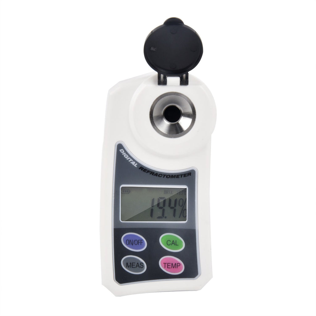 Digital Brix Sugar Refractometer Electronic Handheld Sweetness Meter for Water Fruit Crops