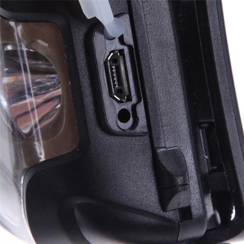 LED Bicycle Sensing Headlamp Hand Free Sensor Bike Light Waterproof USB Charge Headlight ABS