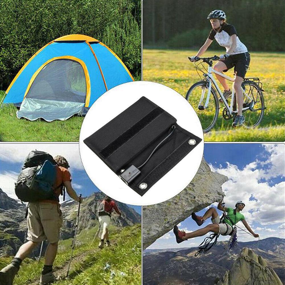 Foldable Solar Panel 75W USB Solar Cell Portable Folding Waterproof 5V Charger Outdoor Mobile Power Battery Sun Charging