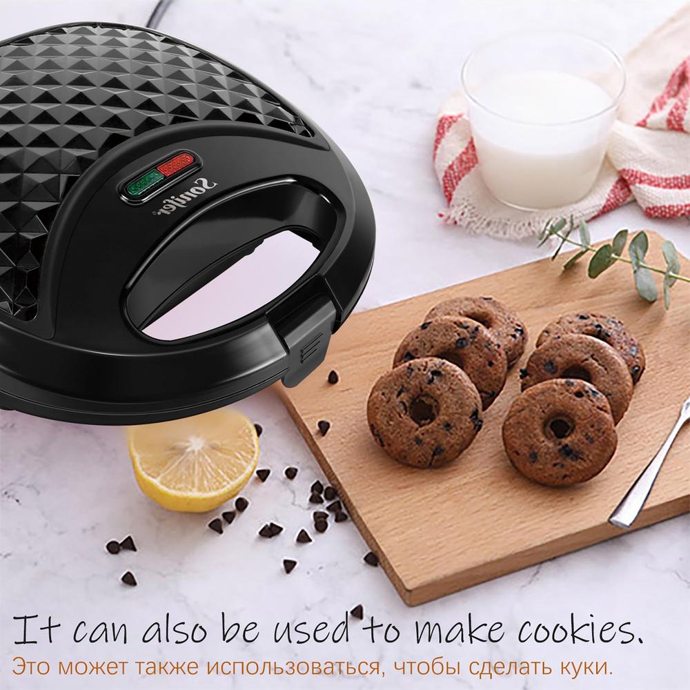 Non Stick 6 Donut Hole Maker, 220V Coated Plate